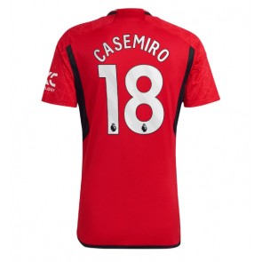 Maillot de foot Manchester United Casemiro #18 Domicile 2023-24 Manches Courte